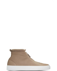 beige hohe Sneakers von Diemme