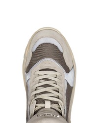 beige hohe Sneakers von Balmain