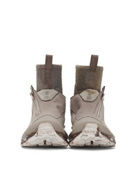 beige hohe Sneakers von 11 By Boris Bidjan Saberi