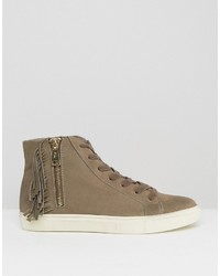 beige hohe Sneakers von Juicy Couture