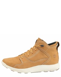 beige hohe Sneakers von Timberland