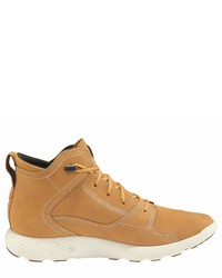 beige hohe Sneakers von Timberland