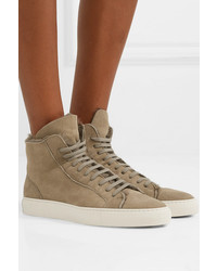 beige hohe Sneakers von Common Projects