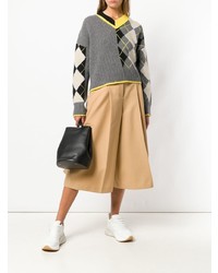 beige Hosenrock von Jil Sander Navy