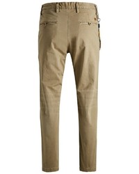 beige Jeans mit Destroyed-Effekten von Jack & Jones