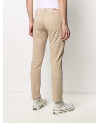 beige Jeans mit Destroyed-Effekten von Dondup