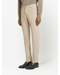 beige Jeans von Zegna