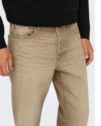 beige Jeans von ONLY & SONS
