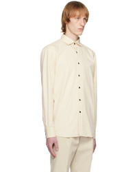 beige Jeanshemd von Zegna