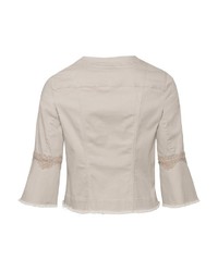 beige Jeansjacke von BIANCA