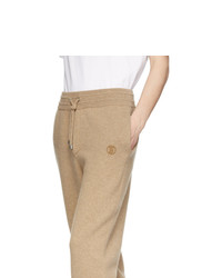 beige Jogginghose von Burberry