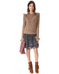 beige Kaschmirpullover von Ulla Johnson