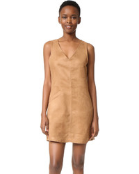 beige Kleid mit Ausschnitten