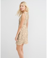 beige Kleid von Needle & Thread