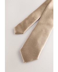beige Krawatte von next