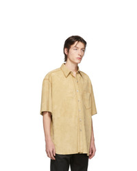 beige Kurzarmhemd von Acne Studios