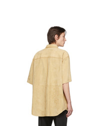 beige Kurzarmhemd von Acne Studios