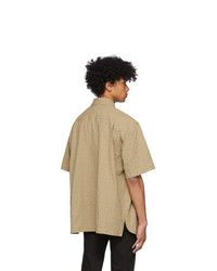 beige Kurzarmhemd von Acne Studios