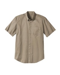 beige Kurzarmhemd von Eddie Bauer