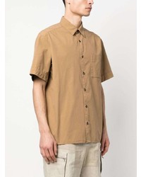 beige Kurzarmhemd von A.P.C.