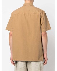 beige Kurzarmhemd von A.P.C.