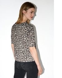 beige Kurzarmpullover von STREET ONE STUDIO