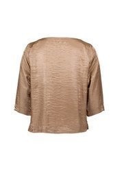 beige Langarmbluse von Zero