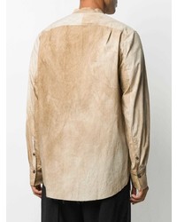 beige Langarmhemd von Ziggy Chen