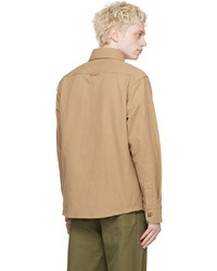 beige Langarmhemd von A.P.C.