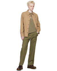 beige Langarmhemd von A.P.C.