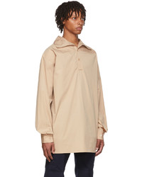 beige Langarmhemd von Dries Van Noten