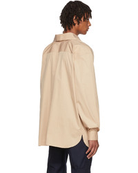 beige Langarmhemd von Dries Van Noten