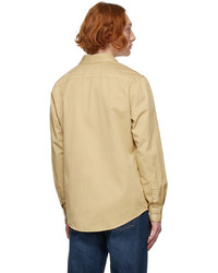 beige Langarmhemd von Nudie Jeans