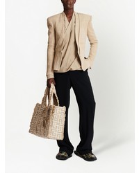 beige Langarmhemd von Balmain