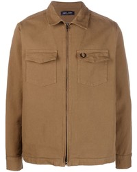 beige Langarmhemd von Fred Perry