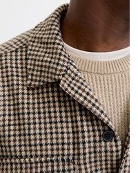 beige Langarmhemd von Jack & Jones PlusSize