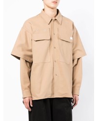 beige Langarmhemd von Yoshiokubo