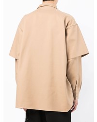 beige Langarmhemd von Yoshiokubo