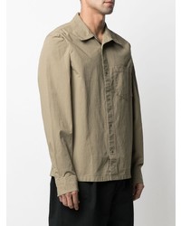 beige Langarmhemd von Acne Studios