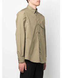 beige Langarmhemd von Tommy Hilfiger