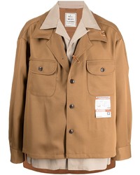 beige Langarmhemd von Maison Mihara Yasuhiro