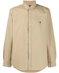 beige Langarmhemd von Polo Ralph Lauren