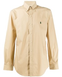 beige Langarmhemd von Ralph Lauren Collection