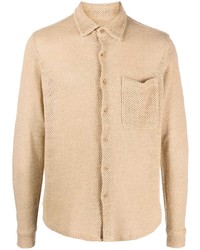 beige Langarmhemd von Sandro