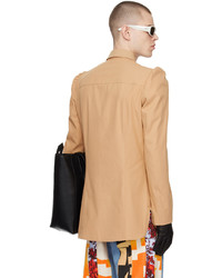 beige Langarmhemd von Dries Van Noten