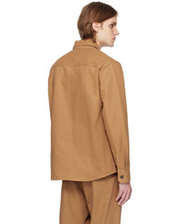 beige Langarmhemd von A.P.C.