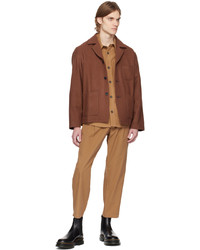 beige Langarmhemd von A.P.C.