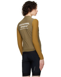 beige Langarmshirt von Pas Normal Studios