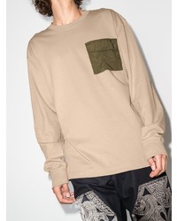 beige Langarmshirt von Soulland