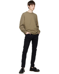 beige Langarmshirt von John Elliott